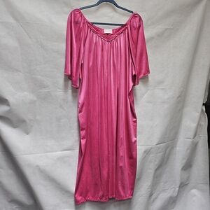 Serenada Vintage Elegant Pink Women's Nightgown Size 1X